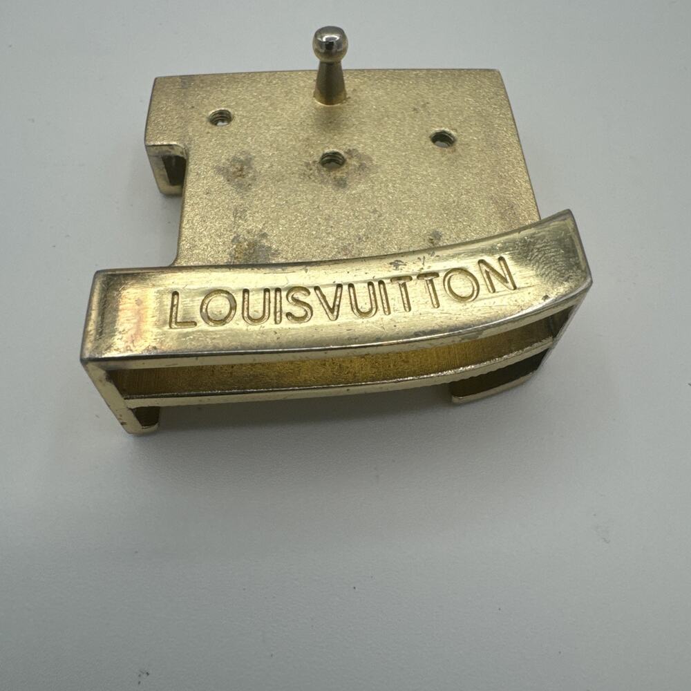 Louis Vuitton LV Iconic Gold Belt Buckle Unisex - Picture 4 of 6